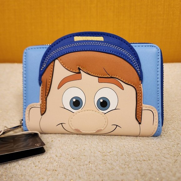 Loungefly Disney Wreck-It Ralph Fix-It Felix Cosplay Zip Around Wallet NEW - Picture 12 of 12